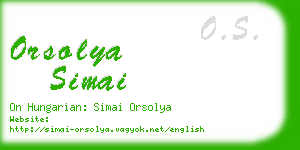 orsolya simai business card